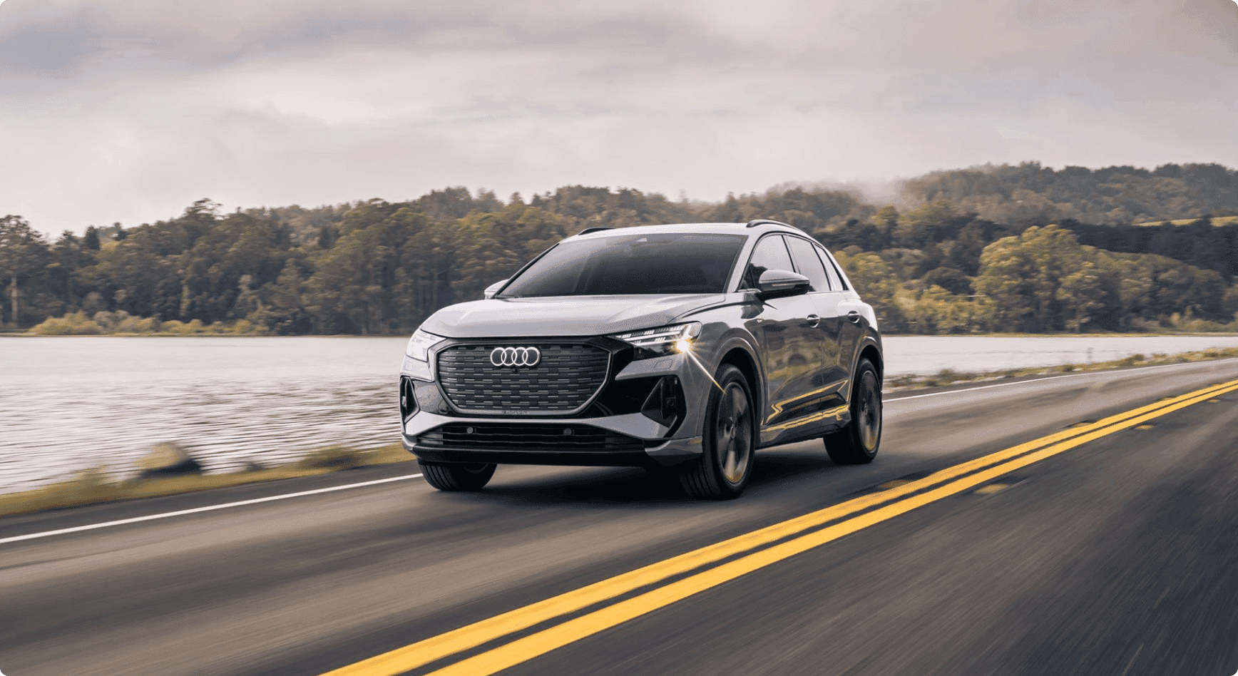 audi driving
