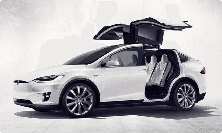 tesla model x falcon wings