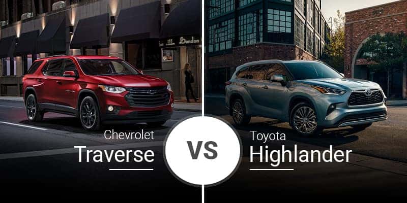 2020 Chevrolet Traverse Vs 2020 Toyota Highlander Sunrise Chevrolet 2020 Chevrolet Traverse Vs 2020 Toyota Highlander Sunrise Chevrolet