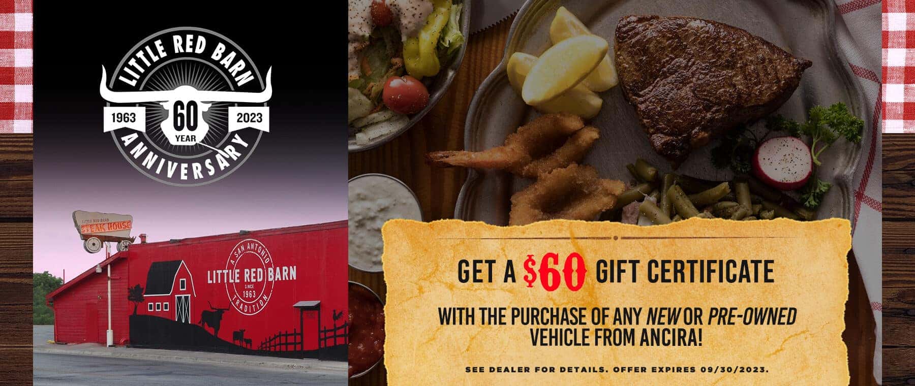 Get a Little Red Barn gift card*