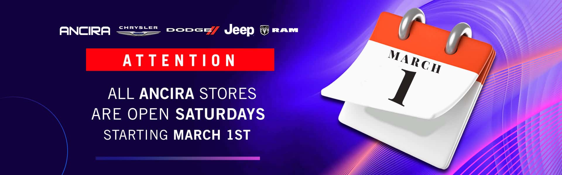 Open Saturdays