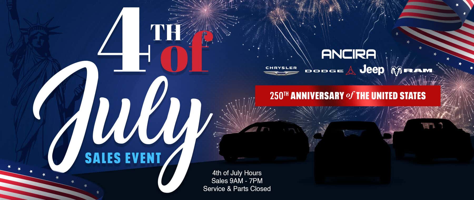 Happy 4th of July - Ancira CJDR