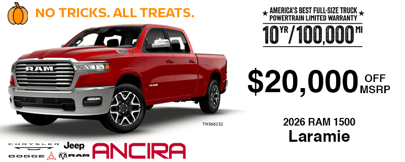 2026 Ram 1500 Laramie October Special in San Antonio - Ancira CJDR