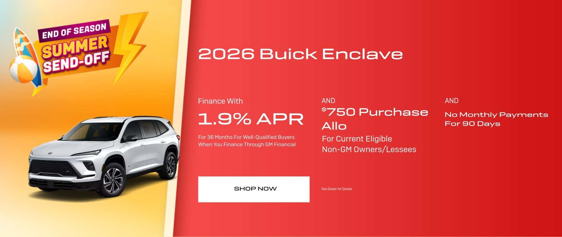 Buick Enclave Specials