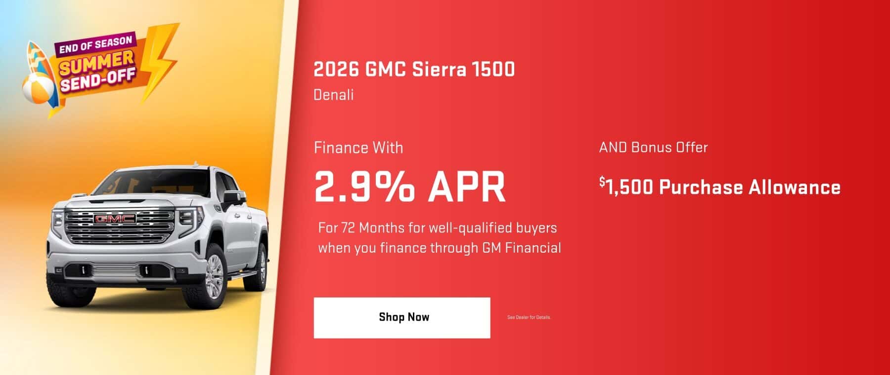 GMC Sierra 1500 Specials