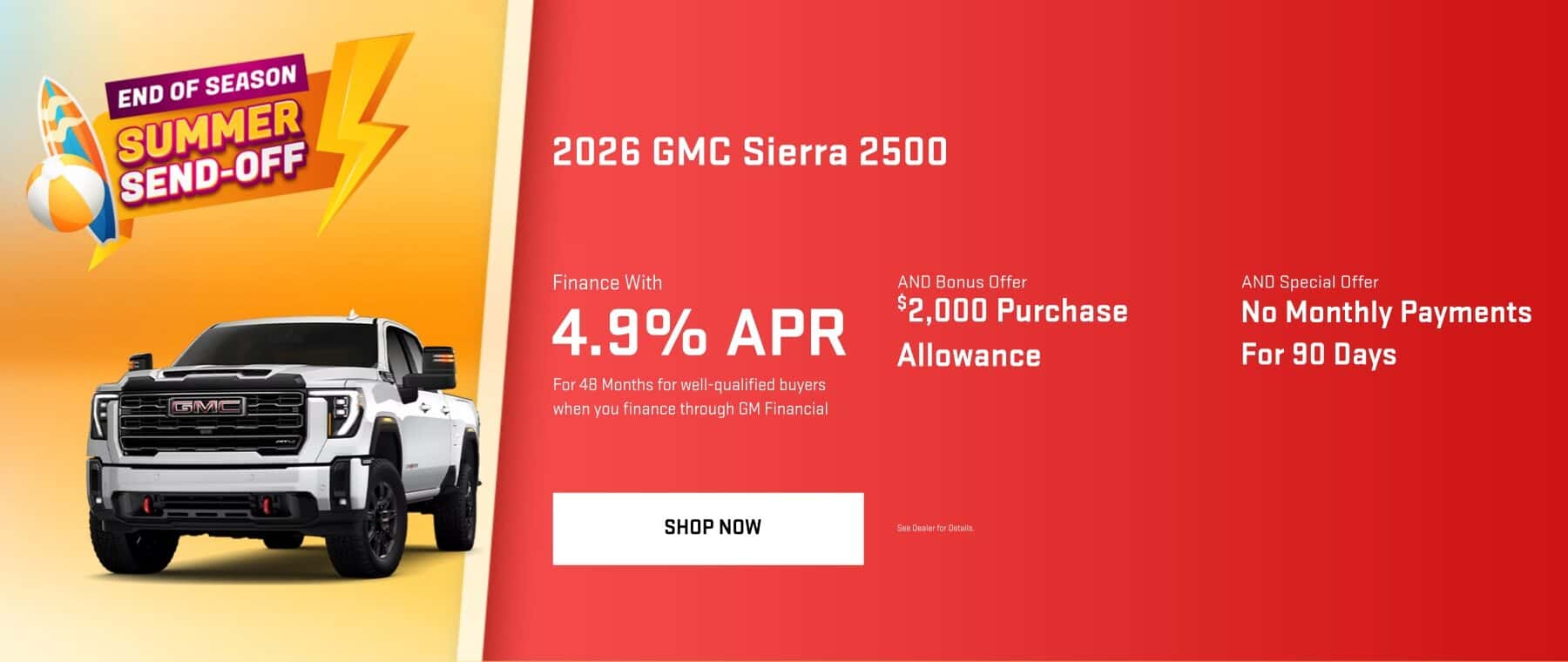 GMC Sierra HD Specials