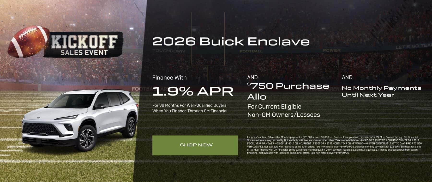 Buick Enclave Specials