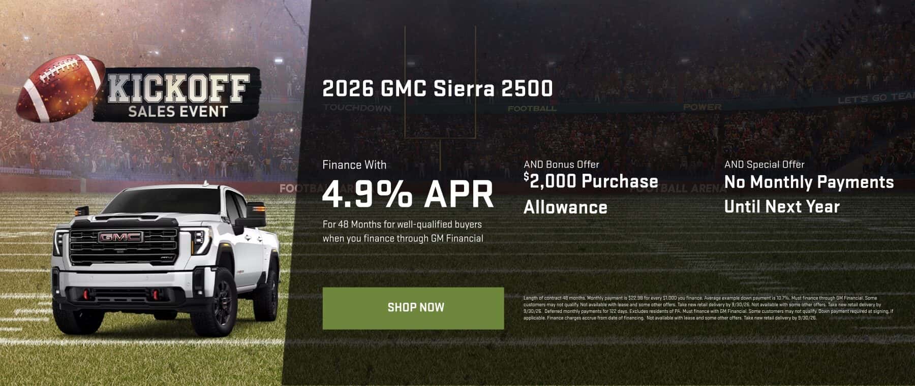 GMC Sierra Heavy Duty Specials