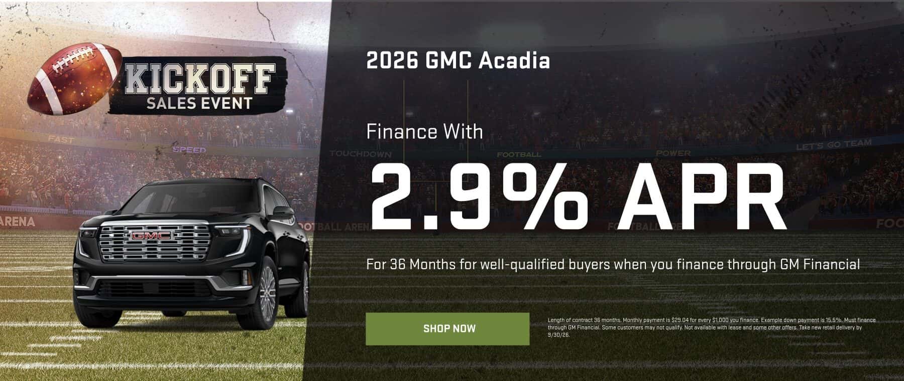 GMC Acadia Specials