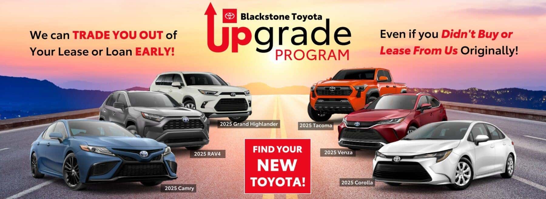Upgrade Program | Blackstone Toyota