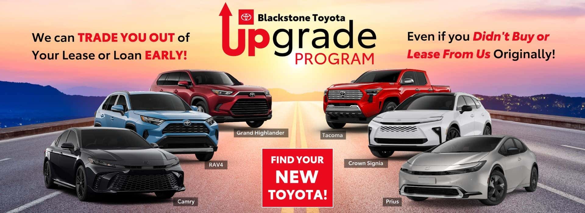Blackstone Toyota Upgrade Program