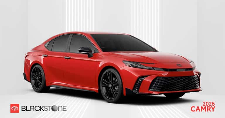 Red 2026 Toyota Camry