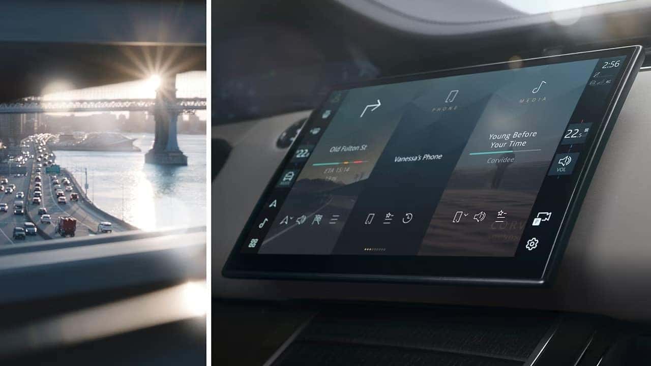 2026 range rover evoque 11.4 inch pivi pro touchscreen