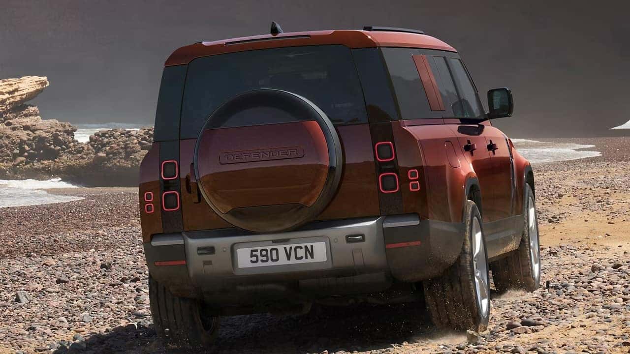 2026 land rover driver side rear exterior view