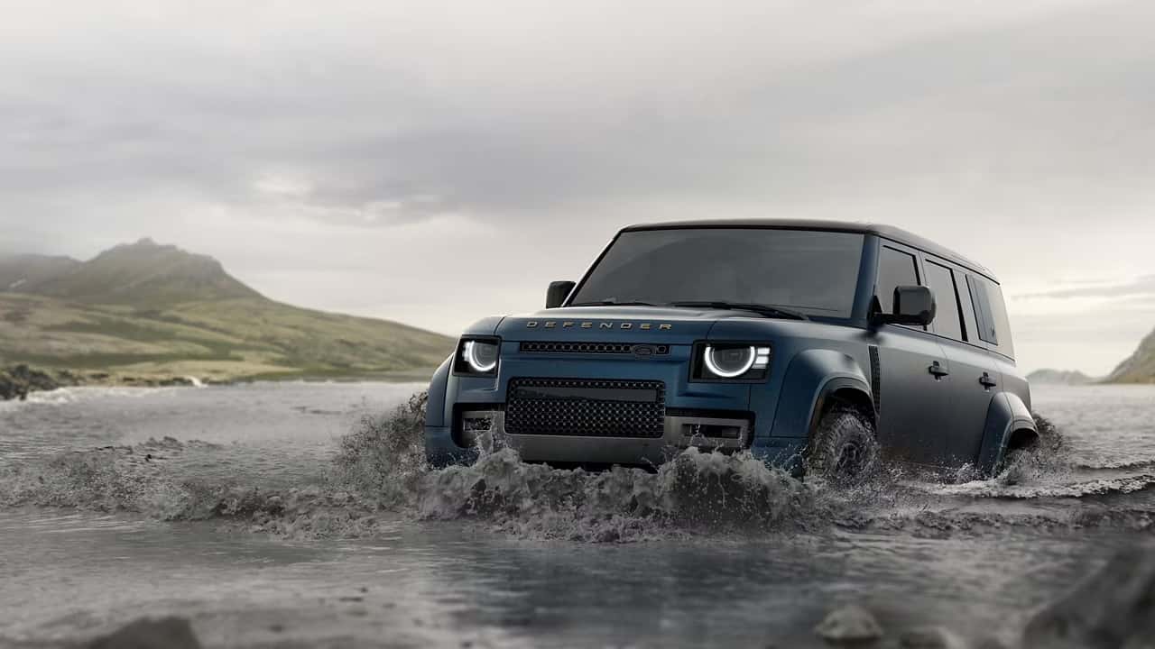 2026 land rover defender 110 octa wading water