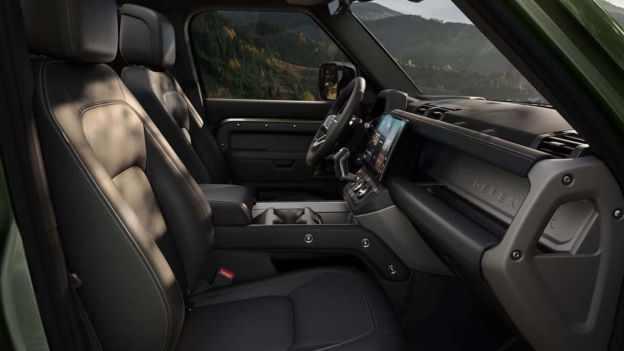 2026 defender octa interior front seating