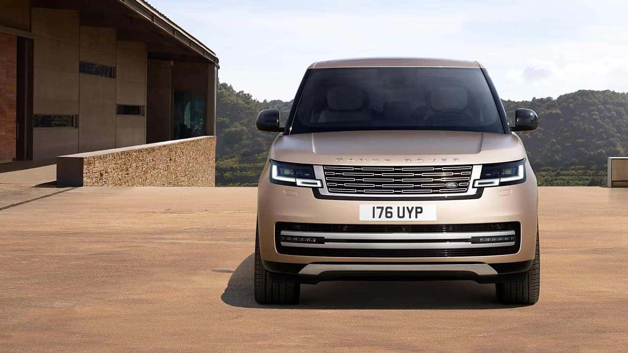 2027 land rover front grille exterior view