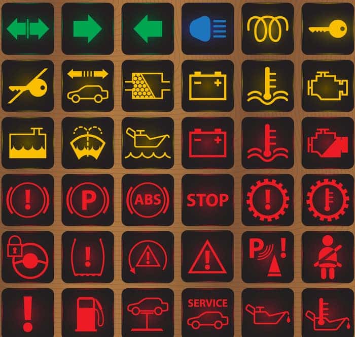 toyota dashboard symbols