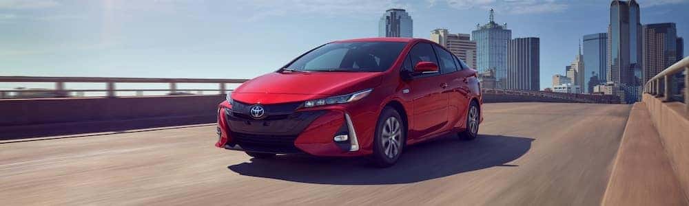 2021 Prius Prime on the highway