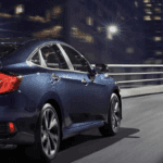 2019 Honda Civic Driving at Night