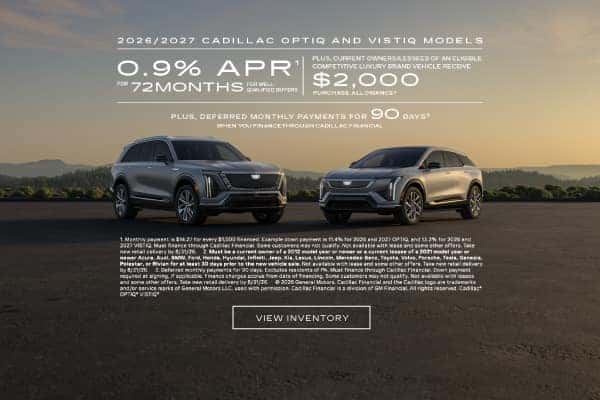 2025/2026 Cadillac OPTIQ and VISTIQ Models