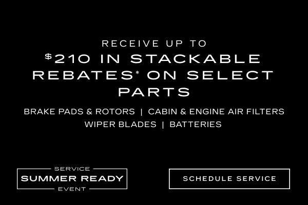 Receive Up To $210 In Stackable Rebates On Select Parts