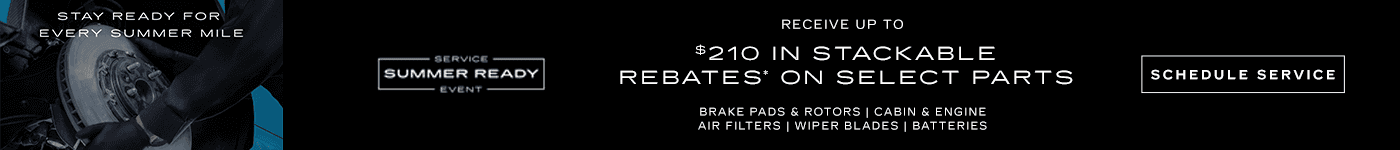 Cadillac service summer ready event