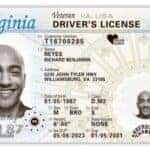 Sample REAL ID Card