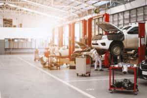 Service bay at Casey Auto Group