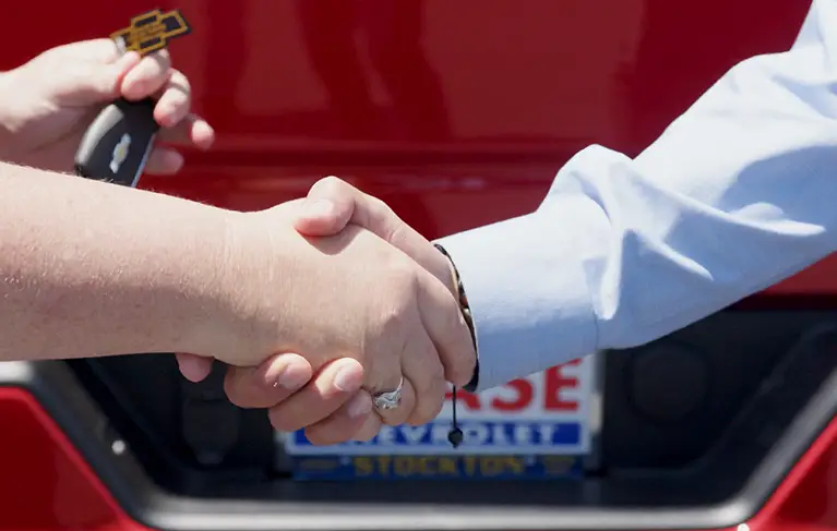 Get Preapproved - Handshake Between Salesman And Customer