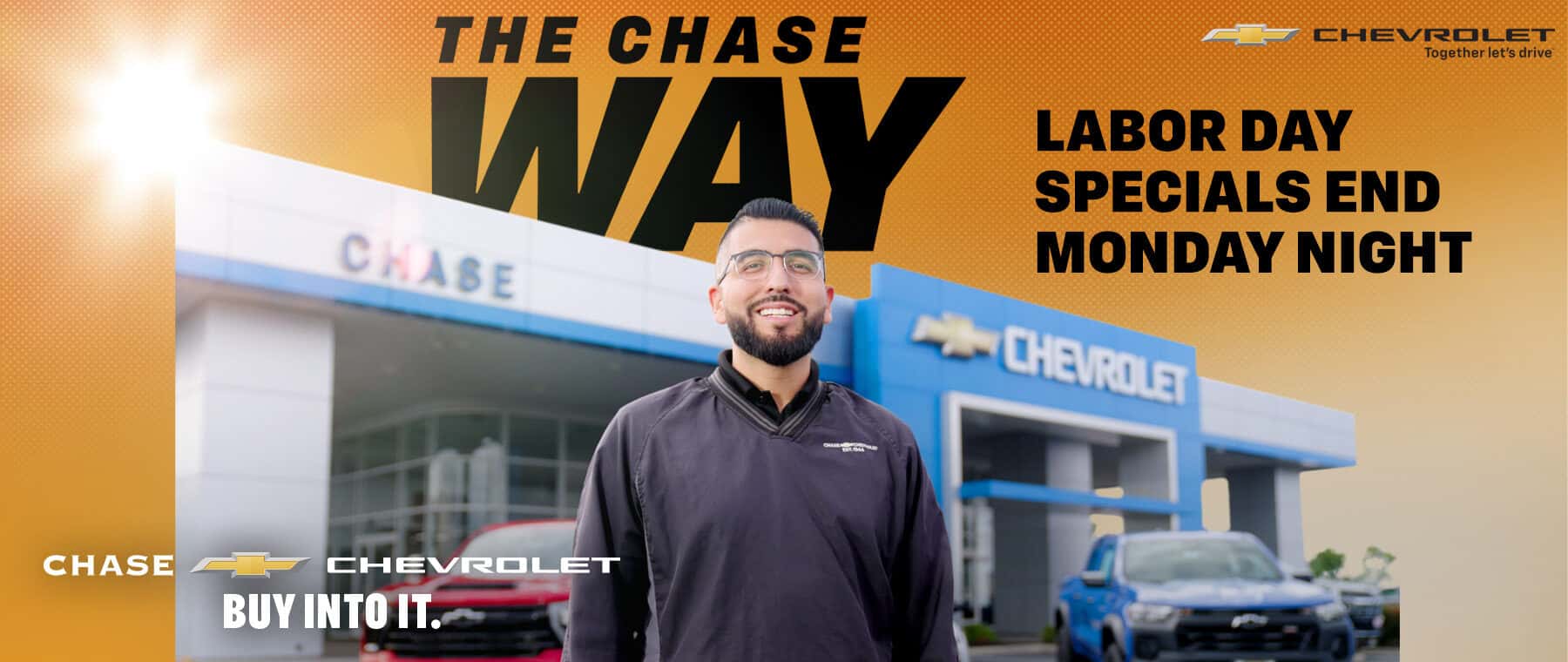 Chase Chevrolet Labor Day specials end Monday night