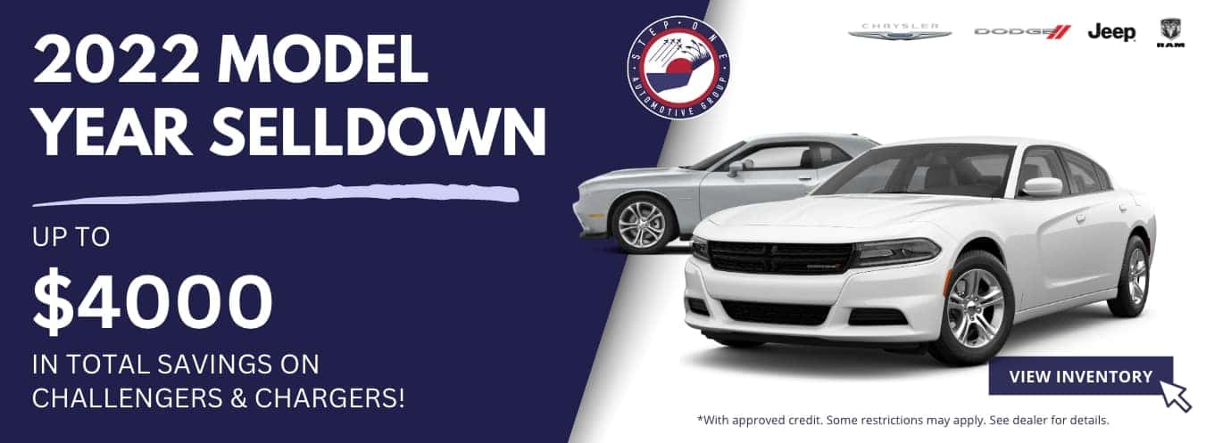 2022 Model Year Selldown- Up to $4000 In Total Savings On Challengers & Chargers! at CDJR South Savannah