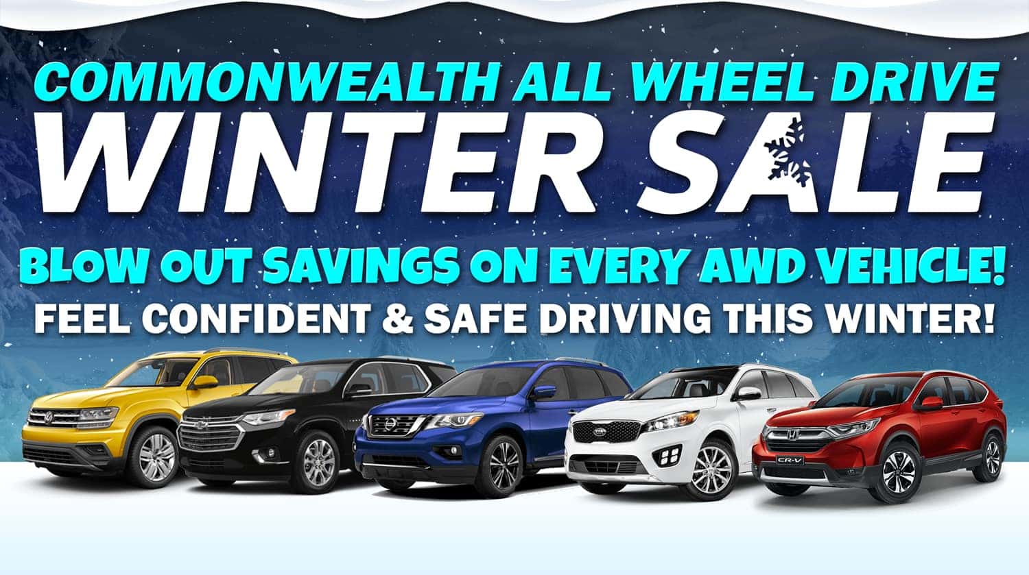 WINTER AWD SALE Commonwealth Motors