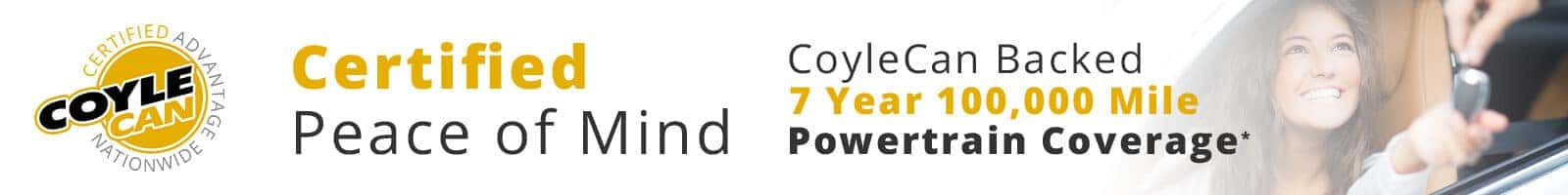 Certified Peace of Mind with Coyle CAN
