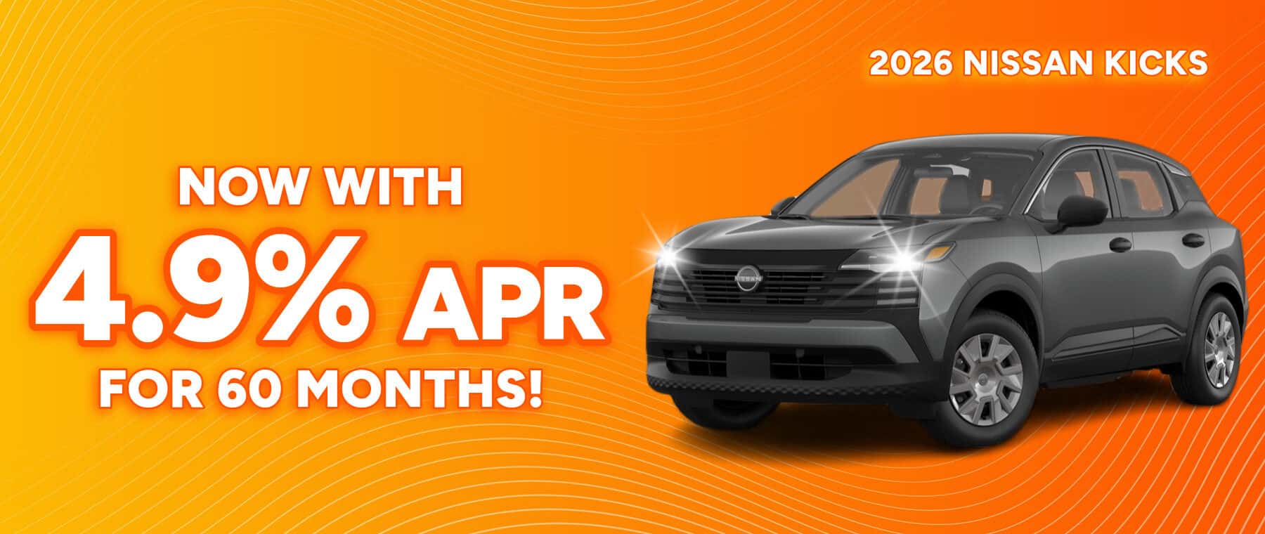 Finance Special on a new Nissan Kicks near Louisville, Kentucky