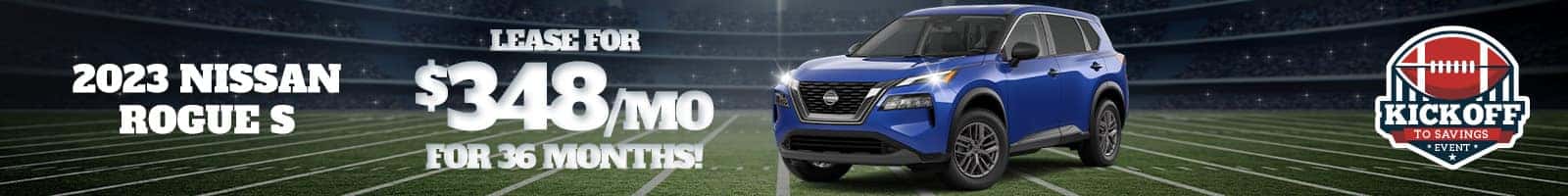 Special Lease Offer on new Nissan Rogues near New Albany, Indiana