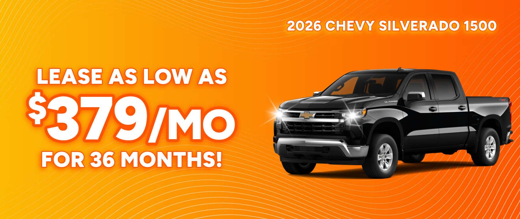 Lease Special on a new Chevy Silverado 1500 near Sellersburg, Indiana!