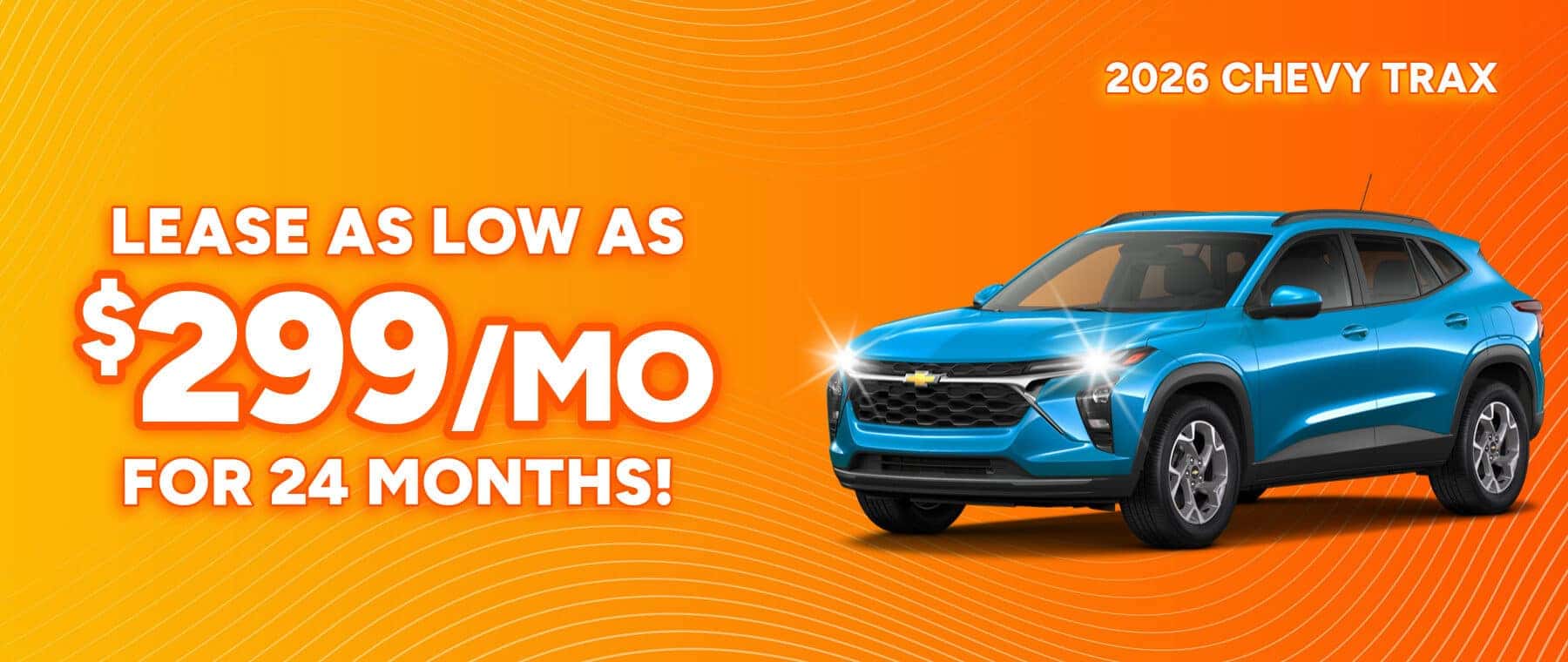 Lease Special on New Chevrolet Trax near New Albany, Indiana