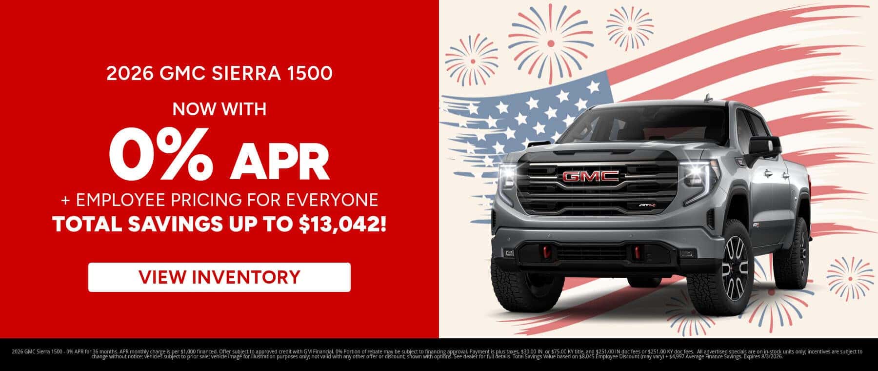 Best finance rates on a new GMC Sierra 1500 near Blackiston Mill, Indiana