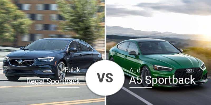Buick Regal Sportback Vs. Audi A5 Sportback: Do-It-All Sedans Go Toe-to-Toe