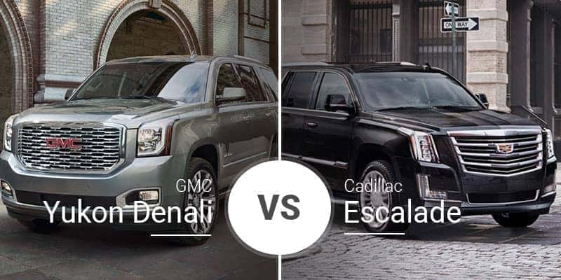 GMC Yukon Denali Vs. Cadillac Escalade: Haul Passengers and Cargo, and Do it in Style