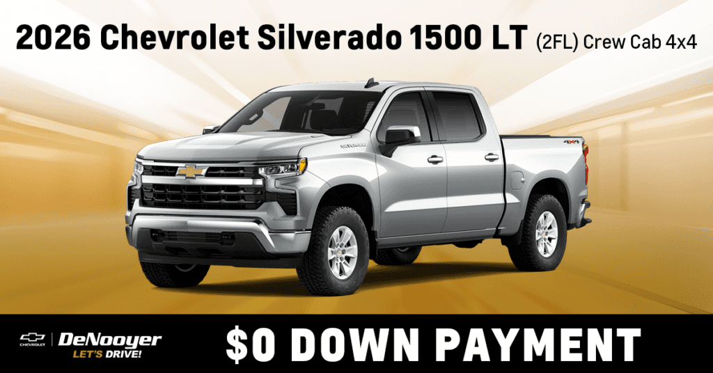 2026 Chevrolet Silverado 1500 LT (2FL) Crew Cab 4x4 