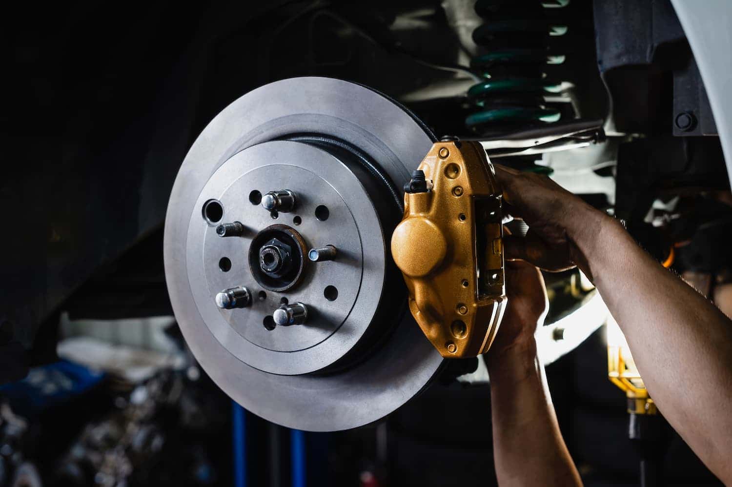 Chevrolet brake service inspection at DeNooyer Chevrolet near Albany NY