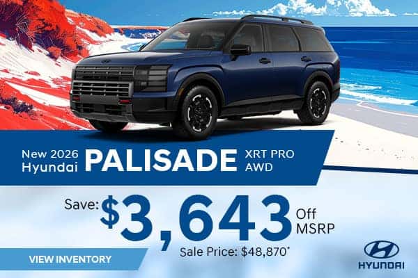 New 2026 Hyundai Palisade XRT PRO AWD