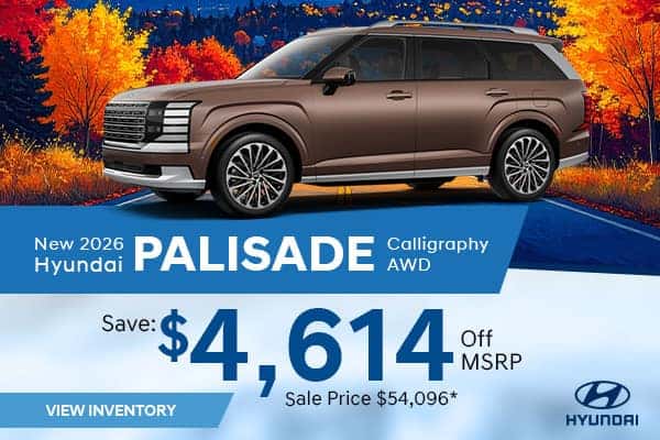 New 2026 Hyundai Palisade Calligraphy AWD