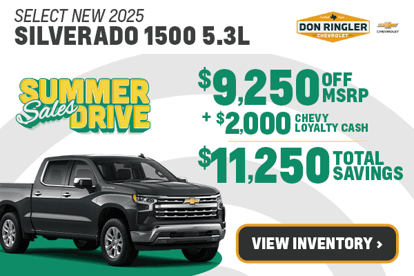New 2025 Silverado 1500 5.3L