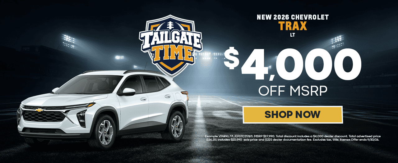 2026 Chevy Trax Offer in Temple, TX