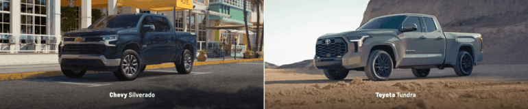 Chevy Silverado 1500 Vs. Toyota Tundra Comparison
