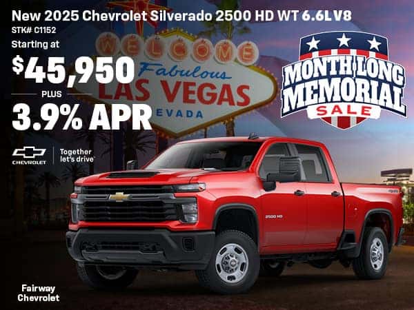 New 2025 Chevrolet Silverado 2500 HD WT 