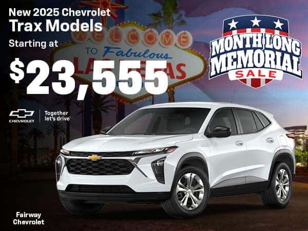 New 2025 Chevrolet Trax Models 